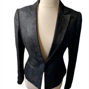 Robert Graham Womens Multicolor Dover Iridescent Snake Print Blazer Size 10 NWT